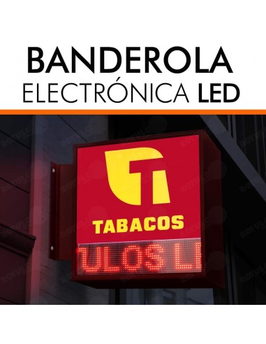 Banderola texto LED personalizable