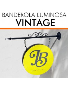 Banderola luminosa Vintage