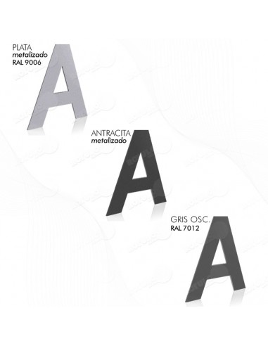 Corpóreas de dibond en color