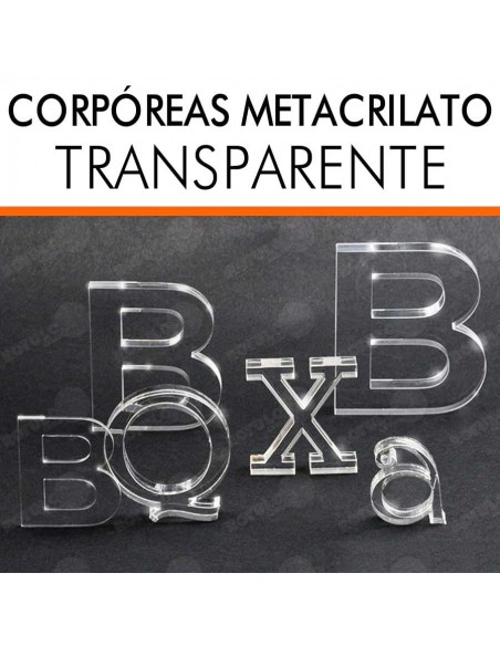Letra corporativa metacrilato