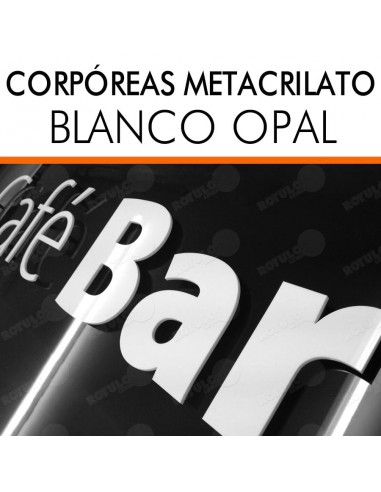 Corpóreas Metacrilato blanco