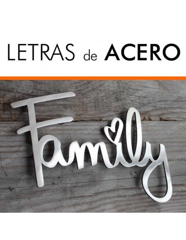 LETRAS RECORTADAS DE ACERO INOXIDABLE