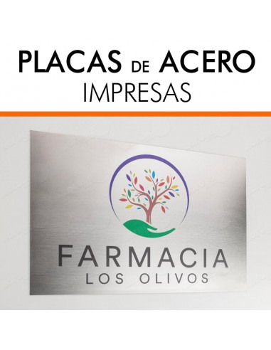 PLACAS ACERO PARA EMPRESAS