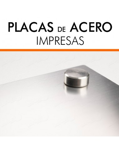 PLACAS ACERO PARA EMPRESAS