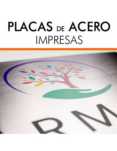 PLACAS ACERO PARA EMPRESAS