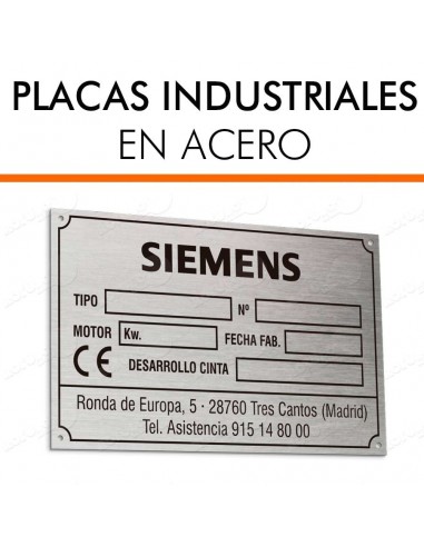 PLACAS MARCADO CE IMPRESAS