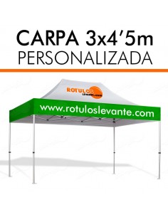 Carpa personalizada para eventos 3x4,5