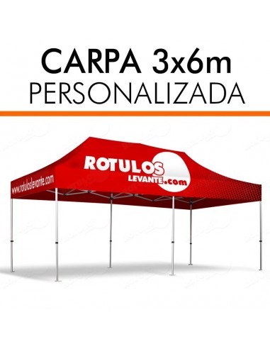 Carpa personalizada para eventos 3x6