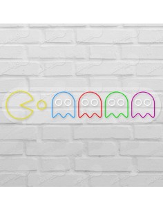 Rótulo neón Pac-Man 2