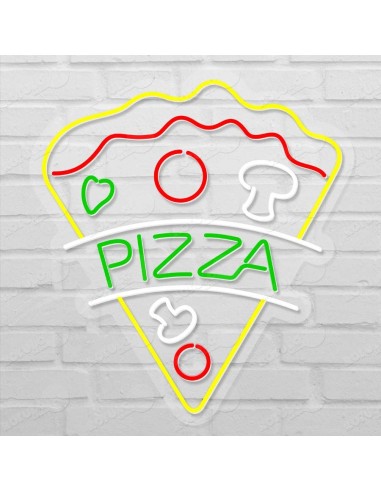 Rótulo neón Pizza