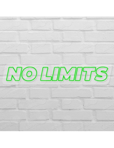Rótulo neón No limits