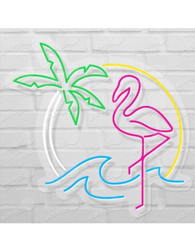 Rótulo neón Flamenco