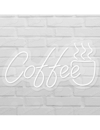 Rótulo neón Coffe