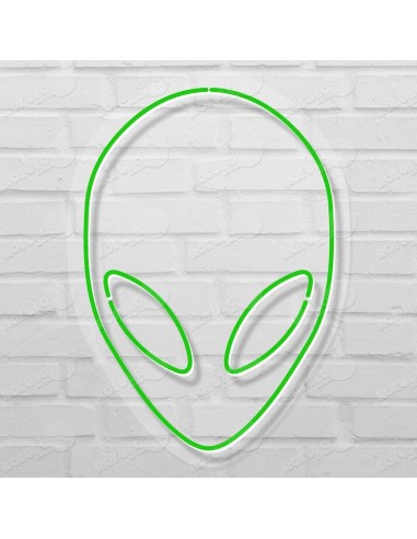 Rótulo neón Alien
