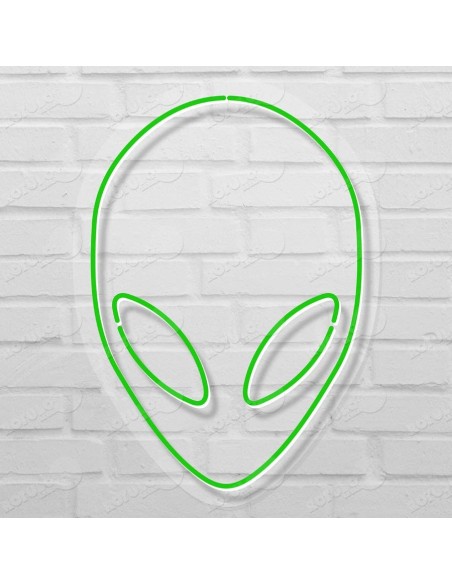 Rótulo neón Alien