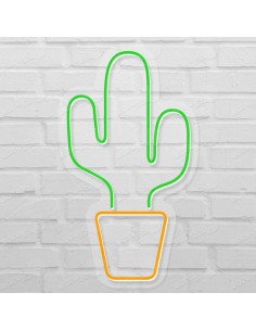 Rótulo neón Cactus 2