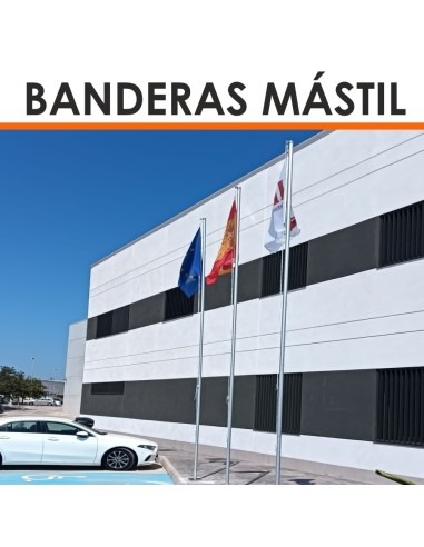 Banderas mástil publicitaria
