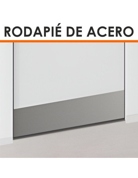 Rodapié zócalo de acero