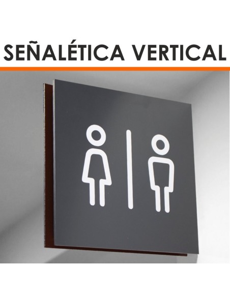 Señalética vertical para edificios