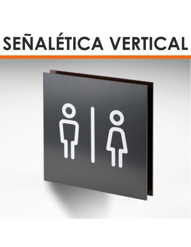 Señalética vertical para edificios