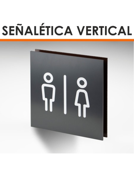 Señalética vertical para edificios