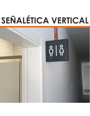 Señalética vertical para edificios