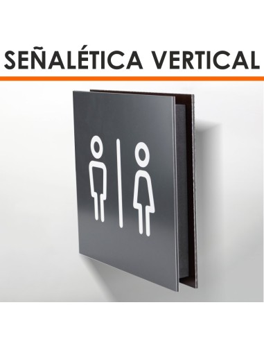 Señalética vertical para edificios