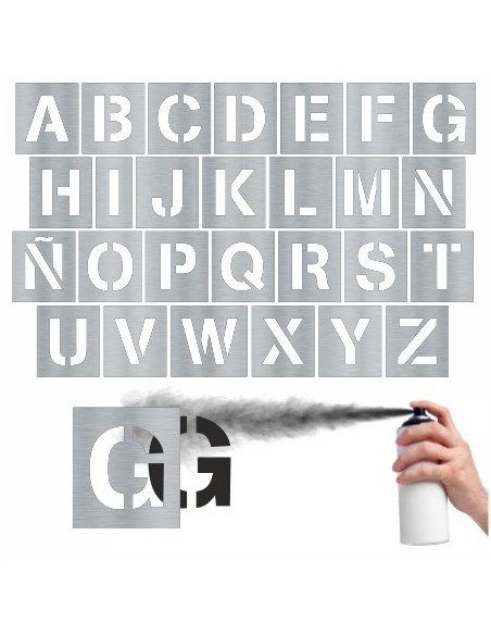 Plantillas para pintar letras