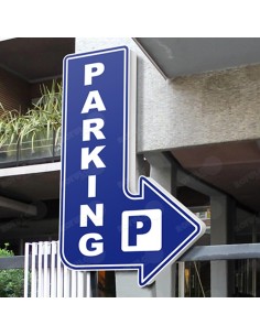 Letrero indicativo parking o farmacias