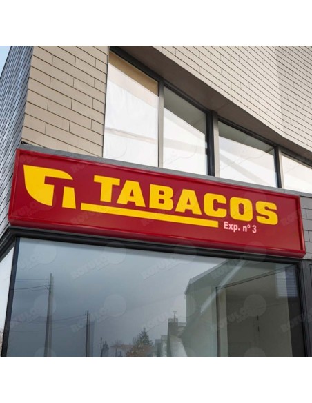 Rótulos o cartel luminosos para estancos o tabacalera