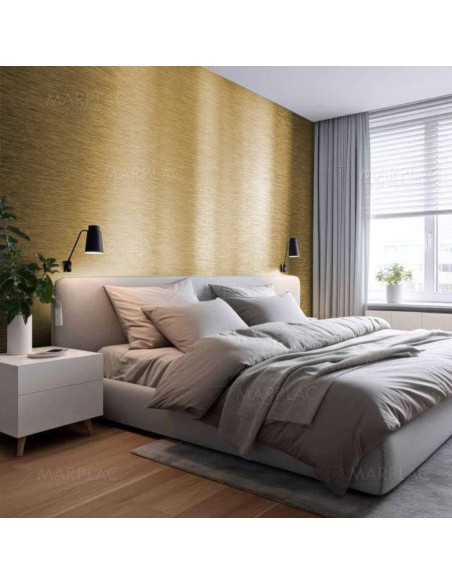 Placa decorativa Oro cepillado para decoración