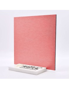 Paneles decorativos rojo cepillado para decoración. 2