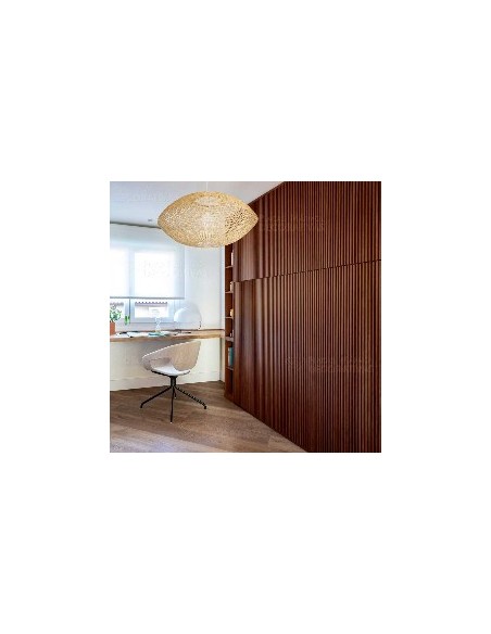 Palilleria Pvc color ébano, Revestimiento pared listones