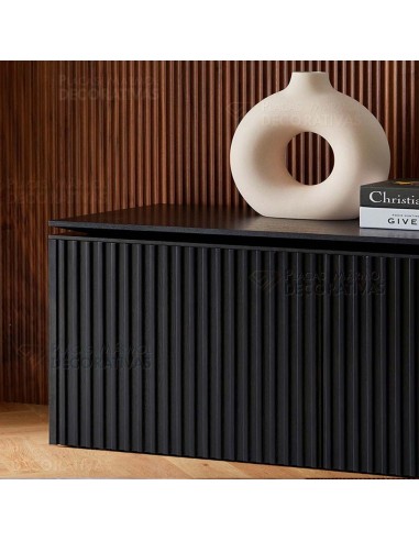 Palilleria Pvc color ébano, Revestimiento pared listones