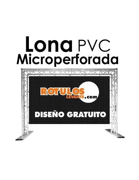 Lona microperforada impresa barato