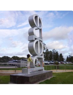 Letras Gigantes verticales, monumentos verticales 2