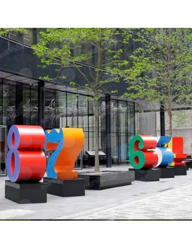 Números Gigantes en relieve