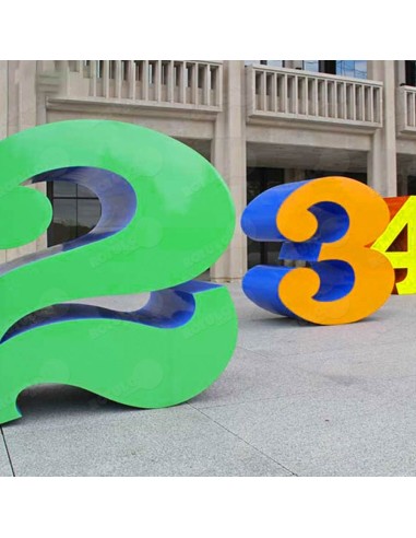 Números Gigantes en relieve