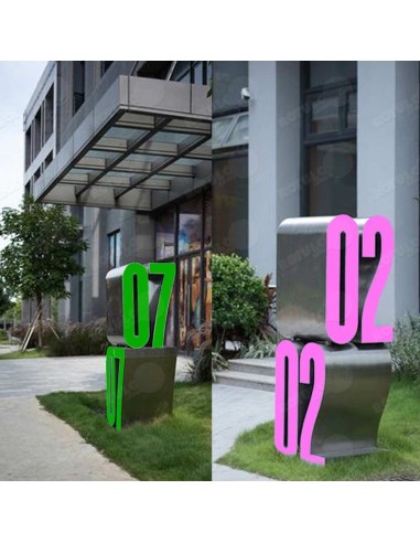 Números Gigantes en relieve