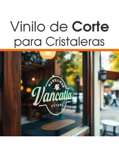 Vinilo de corte para cristaleras y escaparates 2