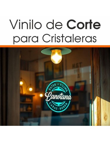 Vinilo de corte para cristaleras y escaparates
