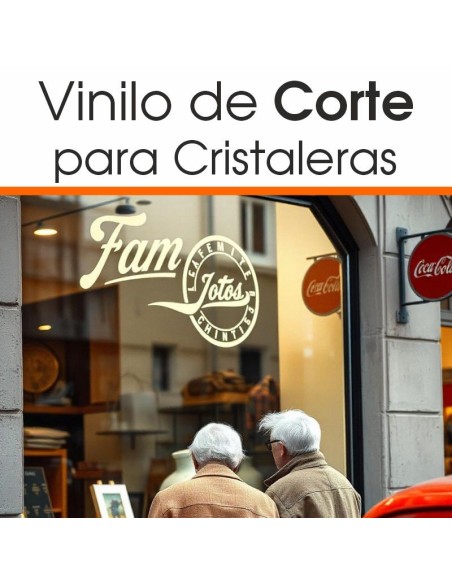 Vinilo de corte para cristaleras y escaparates