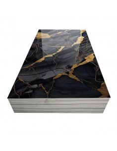 PANEL DECORATIVO MARMOL NEGRO VOLCAN