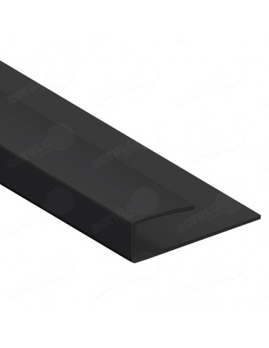 Perfil aluminio terminación, para panel Decorativos