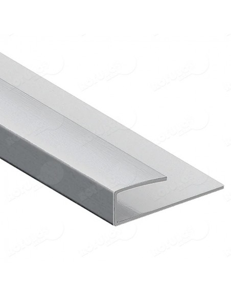 Perfil aluminio terminación, para panel Decorativos