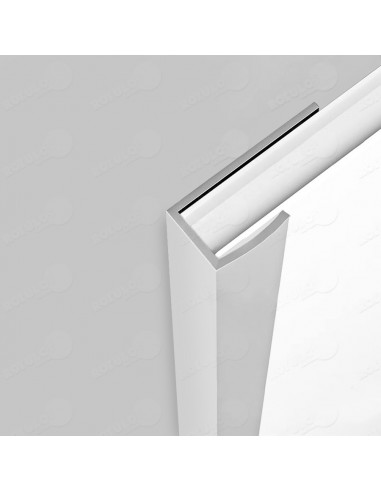 Perfil aluminio terminación, para panel Decorativos