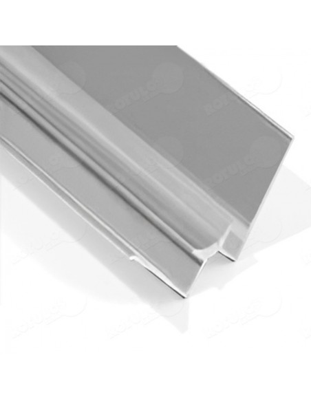 Perfil aluminio para paneles decorativos