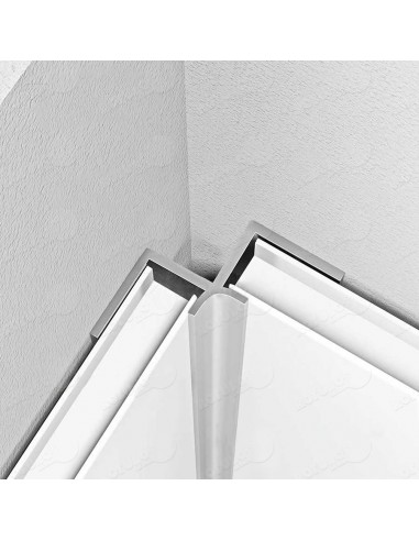 Perfil aluminio para paneles decorativos