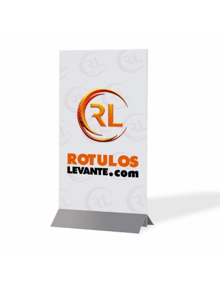 Expositor económico, expositores feria con rotulación