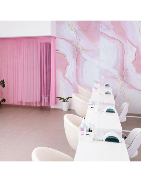 Placa Decorativa Mármol Rosado para Interiores Elegantes